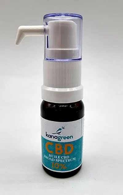 CBD OIL 10% (Broad Spectrum) - with pump KANAGREEN - Image 2